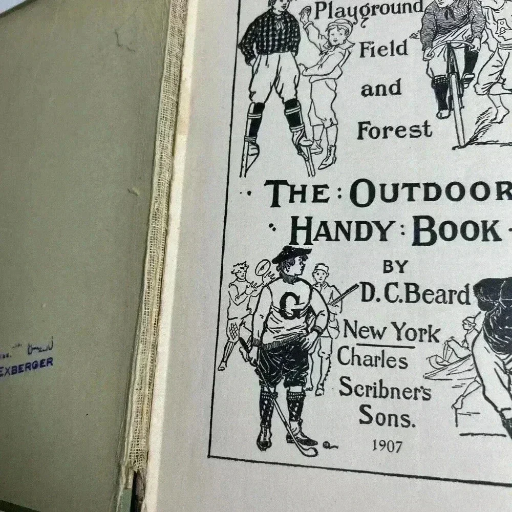 *RARE* The Outdoor Handy Book by Daniel Carter Beard *ORIGINAL*